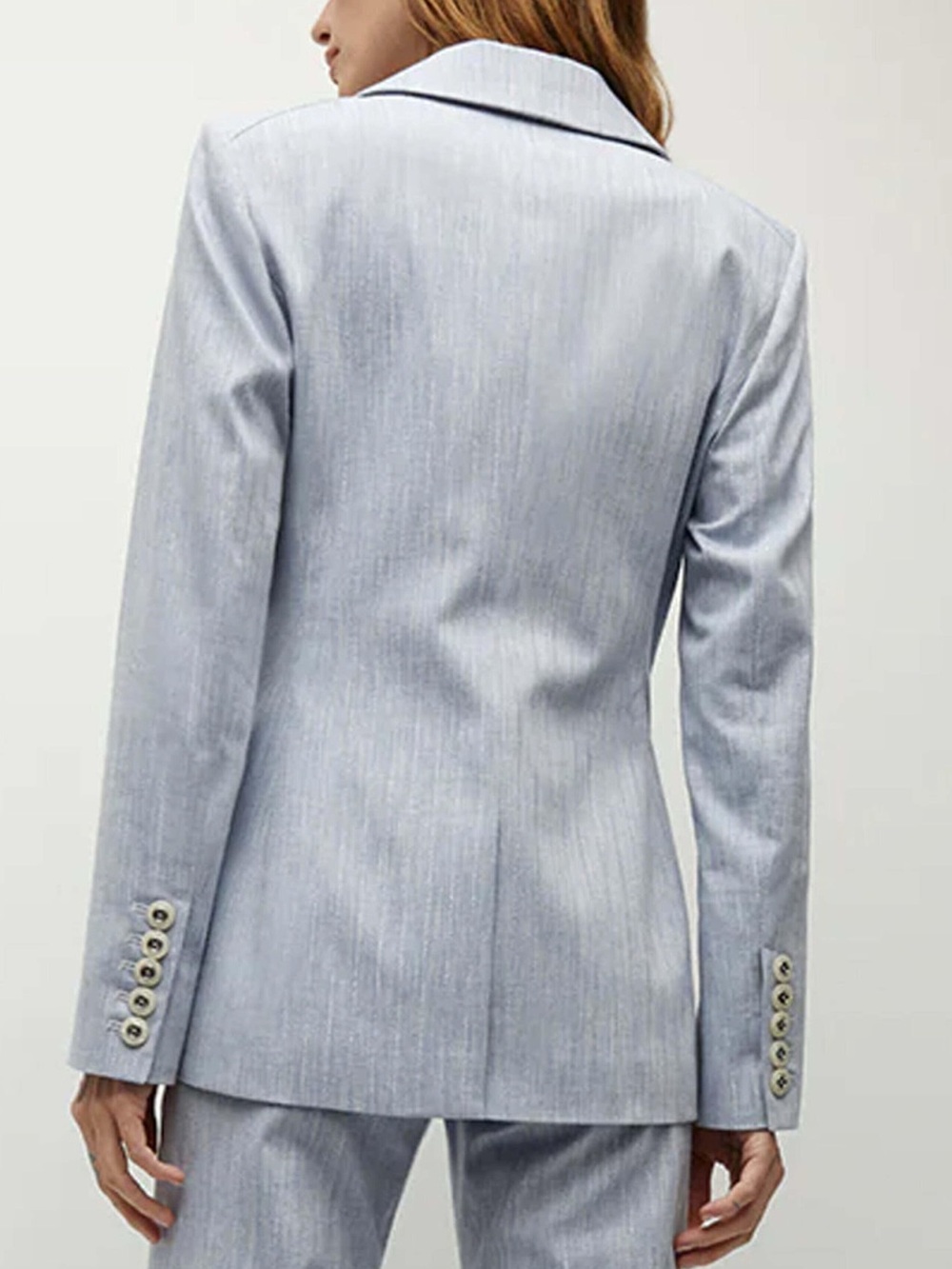 Veronica Beard Gaya Metallic Pinstripe Blazer - Picture 5 of 13